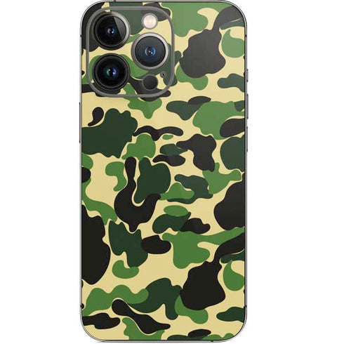 Green Street Camo iPhone 14 Pro Skin