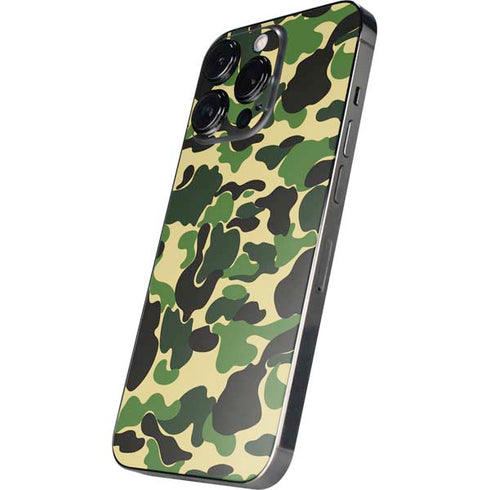 Green Street Camo iPhone 14 Pro Skin