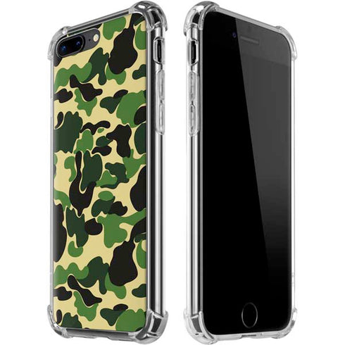 Green Street Camo iPhone 7/8 Plus Clear Case