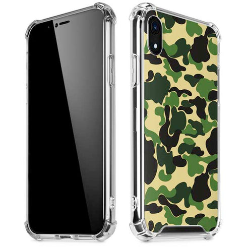 Green Street Camo iPhone XR Clear Case
