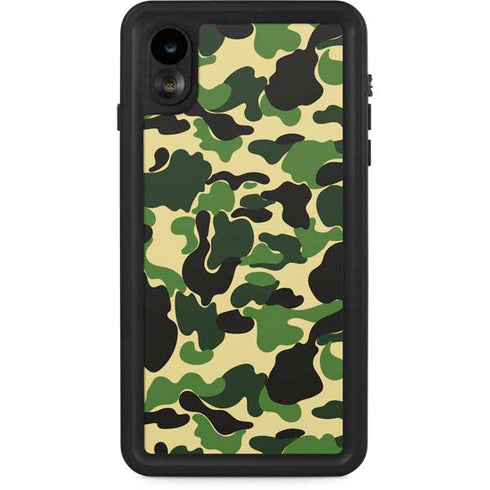Green Street Camo iPhone XR Waterproof Case