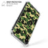 Green Street Camo iPhone XS Max Clear Case
