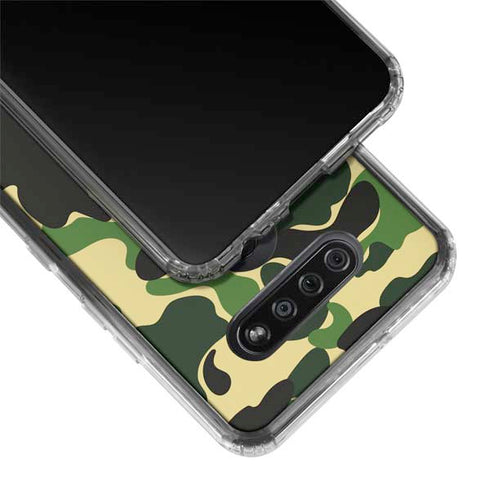 Green Street Camo LG K51/Q51 Clear Case