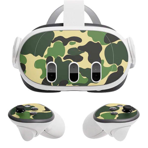 Green Street Camo Meta Quest 3 Skin