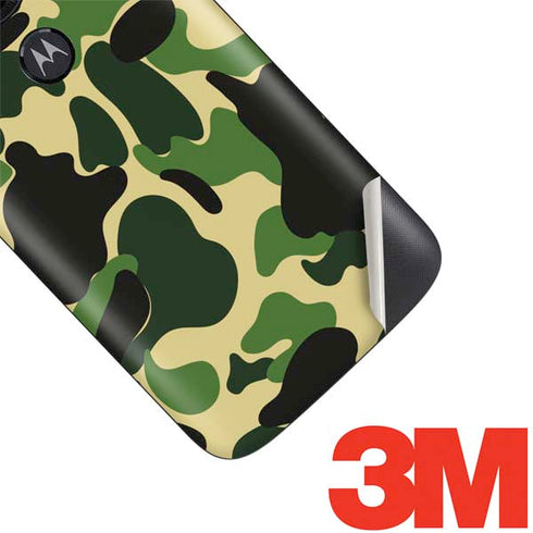 Green Street Camo Moto E5 Play Skin
