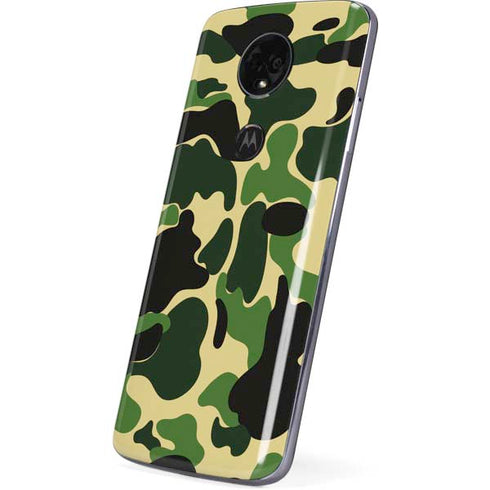 Green Street Camo Moto E5 Plus Skin