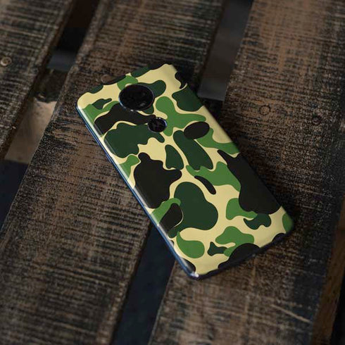 Green Street Camo Moto E5 Plus Skin