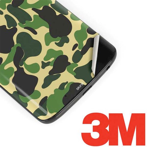 Green Street Camo Moto G6 Skin
