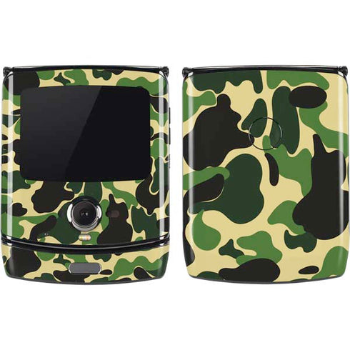 Green Street Camo Motorola RAZR Skin