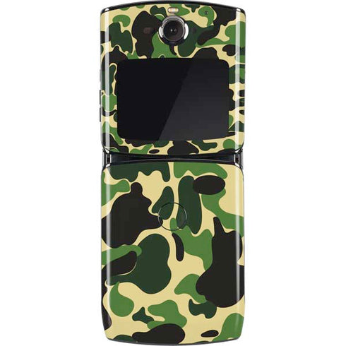 Green Street Camo Motorola RAZR Skin