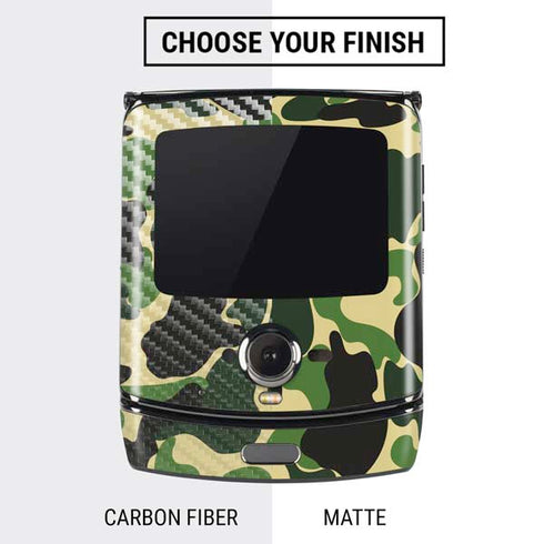 Green Street Camo Motorola RAZR Skin