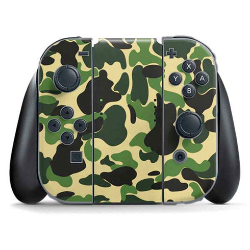 Green Street Camo Nintendo Switch (2017-2021) Joy-Con Controller Skin