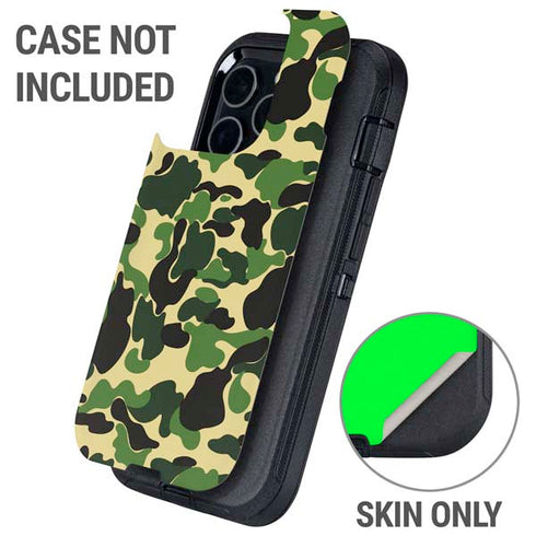 Green Street Camo Otterbox Defender iPhone Skin