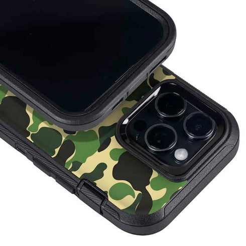 Green Street Camo Otterbox Defender iPhone Skin