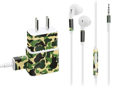 Green Street Camo Phone Charger Skin
