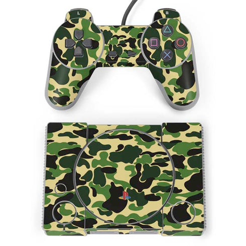 Green Street Camo PlayStation Classic Bundle Skin