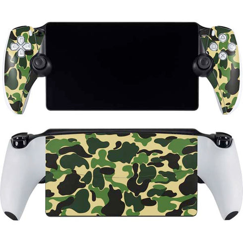 Green Street Camo PlayStation Portal Remote Player Skin