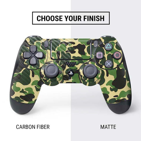 Green Street Camo PS4 Controller Skin