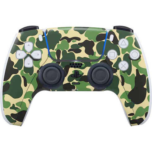 Green Street Camo PS5 Controller Skin