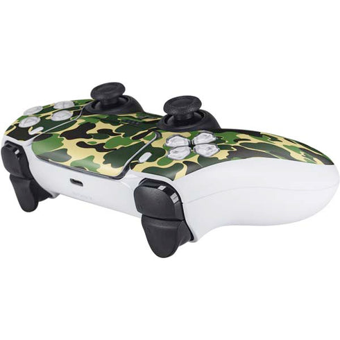 Green Street Camo PS5 Controller Skin