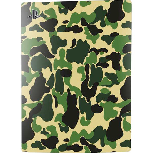 Green Street Camo PS5 Digital Edition Console Skin