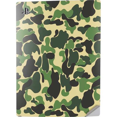 Green Street Camo PS5 Digital Edition Console Skin