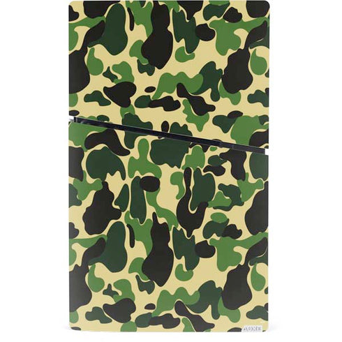 Green Street Camo PS5 Slim Digital Edition Bundle Skin