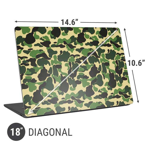Green Street Camo Universal Laptop 18in (14.6 x 10.6in) Skin