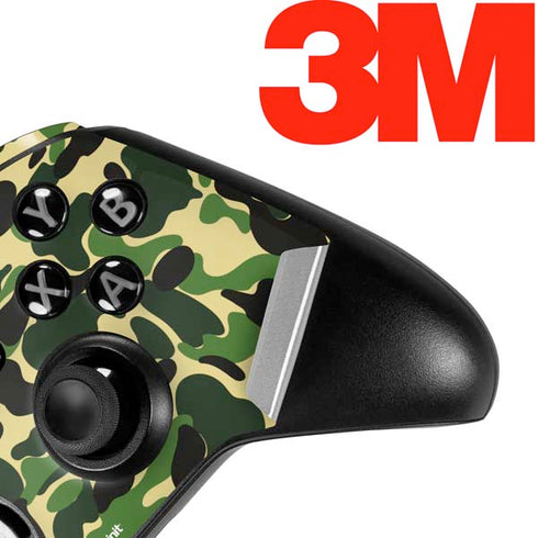 Green Street Camo Xbox One Elite Controller Skin