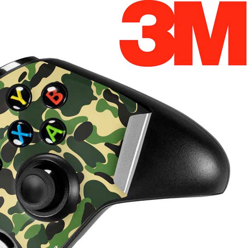 Green Street Camo Xbox One S Controller Skin