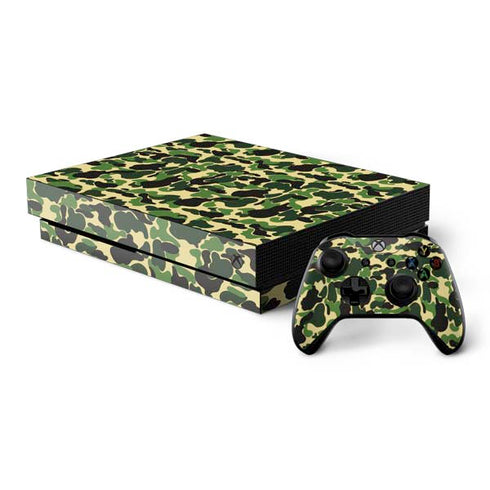 Green Street Camo Xbox One X Bundle Skin