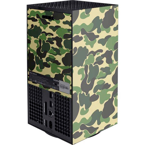 Green Street Camo Xbox Series X Console Skin