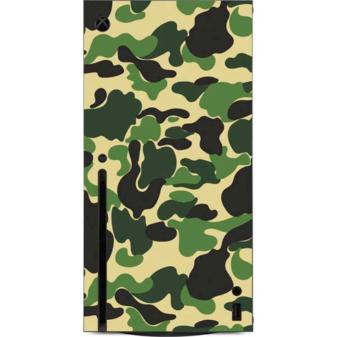 Green Street Camo Xbox Series X Console Skin