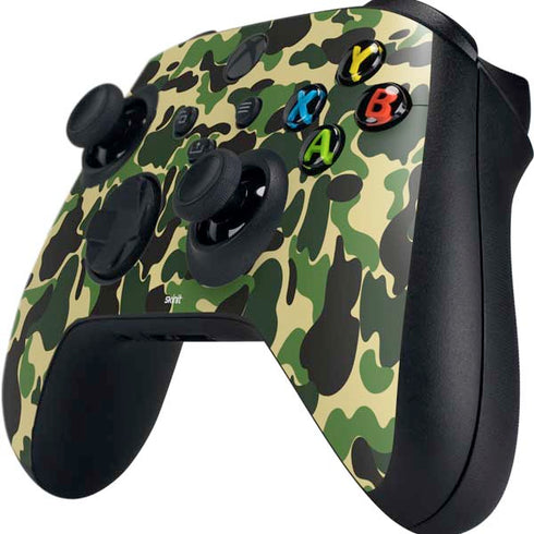 Green Street Camo Xbox Series X Controller Skin