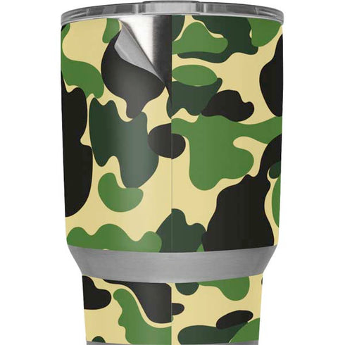Green Street Camo Yeti 20oz Tumbler Skin