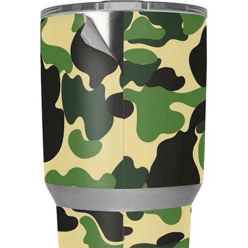 Green Street Camo Yeti 30oz Rambler Tumbler Skin