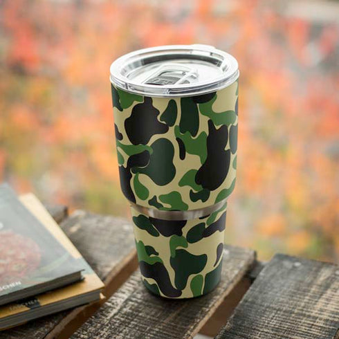 Green Street Camo Yeti 30oz Rambler Tumbler Skin