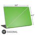 Green Solid Universal Laptop 11in (8.8 x 6.2in) Skin