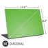 Green Solid Universal Laptop 14in (11.4 x 8.2in) Skin