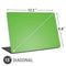 Green Solid Universal Laptop 15in (12.2 x 8.8in) Skin
