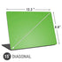 Green Solid Universal Laptop 15in (12.2 x 8.8in) Skin