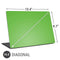 Green Solid Universal Laptop 16.6in (13.4 x 9.7in) Skin