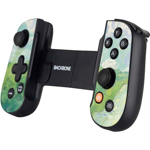 Green Wheat Fields by Vincent van Gogh Backbone One for iPhone Game Controller Skin