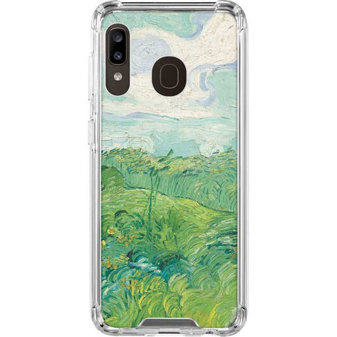Vincent Van Gogh Green Wheat Fields Galaxy A30 Clear Case