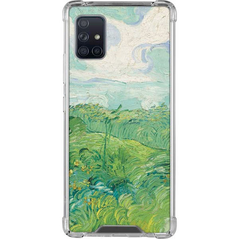Vincent Van Gogh Green Wheat Fields Galaxy A51 5G Clear Case