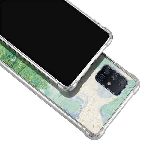 Vincent Van Gogh Green Wheat Fields Galaxy A51 5G Clear Case