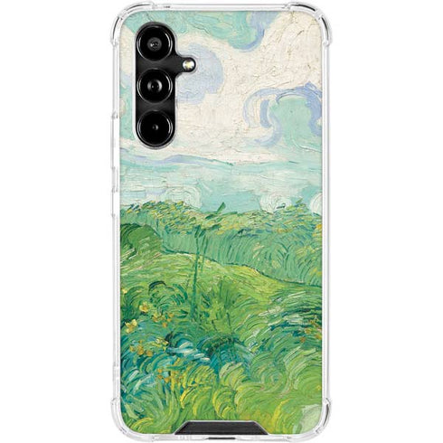 Green Wheat Fields by Vincent van Gogh Galaxy A54 5G Clear Case