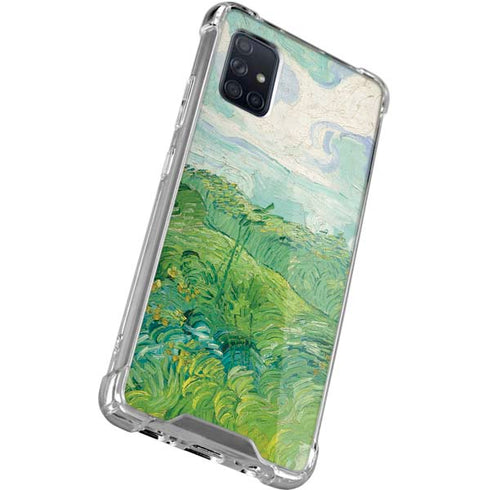Vincent Van Gogh Green Wheat Fields Galaxy A71 5G Clear Case