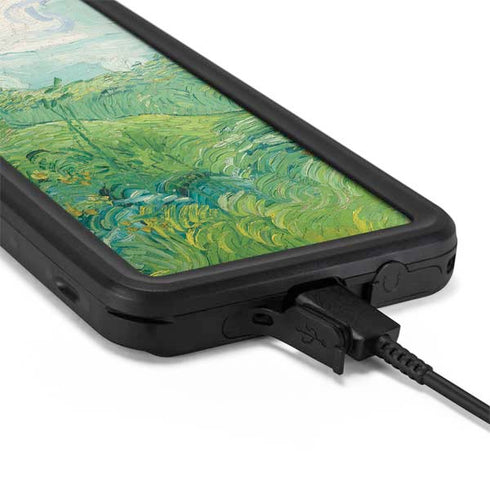 Vincent Van Gogh Green Wheat Fields Galaxy S20 Waterproof Case