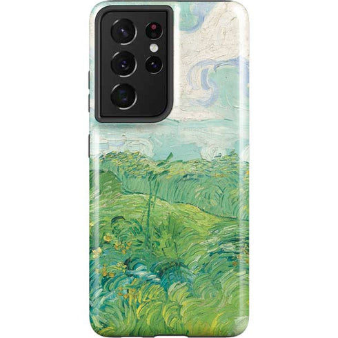Vincent Van Gogh Green Wheat Fields Galaxy S21 Ultra 5G Pro Case